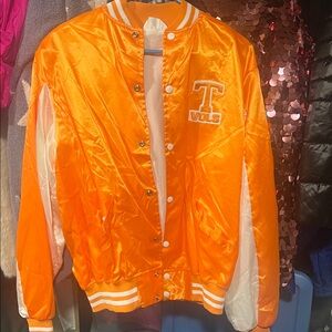 Orange Tennessee Varsity Bomber Jacket